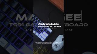 Magegee TS91 Gaming Keyboard Review gamingkeyboard magegeets91 mechanicalkeyboard fyp hervetech [upl. by Eehc]