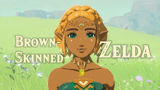 BrownSkinned Zelda  Tears of the Kingdom Mod  Key Cutscenes [upl. by Robina529]