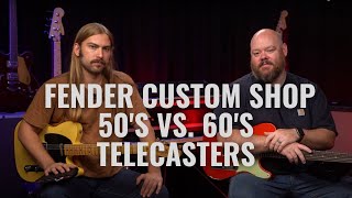 What a Fender Telecaster is Supposed to Sound Like  Custom Shop 50s vs 60s Tele [upl. by Truitt]