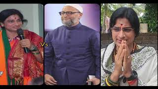 Madhavi Latha on Asaduddin Owaisi quotJai Palestinequot Slogan [upl. by Nrublim47]