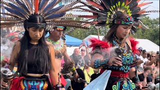 Aztec Dancers at the 2023 Nanticoke Lenni Lenape POW WOW [upl. by Ainolloppa]