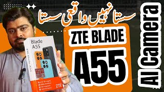 ZTE Blade A55 Unboxing amp Full Review  Price in Pakistan amp Performance Test [upl. by Ahtelra]