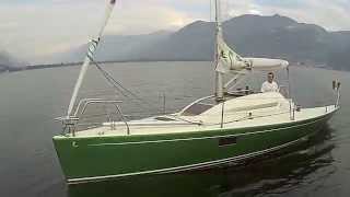 Torqueedo electric powered easy 27 sailboat [upl. by Oinotnas904]