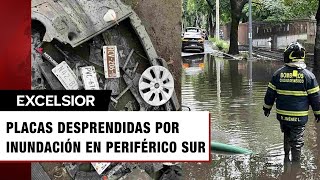 Estas placas se cayeron durante la lluvia en Periférico Sur [upl. by Ezalb]