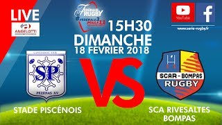 Fédérale3Poule11 J16  Stade Piscénois  SCA Rivesaltes Bompas [upl. by Yekciv]