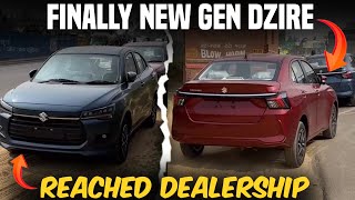 Finally Maruti Suzuki New Gen Dzire Reached Dealership  Dzire Facelift Spied  2024 Dzire Interior [upl. by Aikenahs]