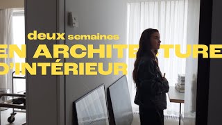 VLOG EN ÉCOLE DARCHITECTURE DINTÉRIEUR À PARIS [upl. by Swart]