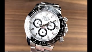 Rolex Daytona STEEL CERAMIC 116500LN Rolex Watch Review [upl. by Aerdnahs]