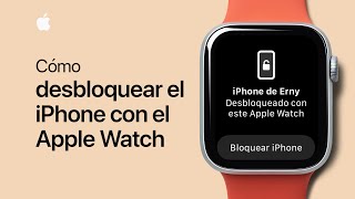 Cómo desbloquear el iPhone con el Apple Watch  Soporte técnico de Apple [upl. by Ness]