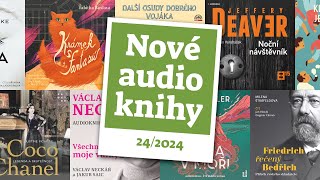 Novinky se Švejkem temnými detektivkami i Václavem Neckářem  Nové audioknihy 242024 [upl. by Euqnom]