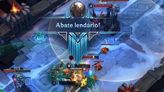 SEQUÊNCIA DE ABATE SECRETO ACIMA DO PENTAKILL  ABATE LENDÁRIO  LEAGUE OF LEGENDS WILDRIFT short [upl. by Bryn]