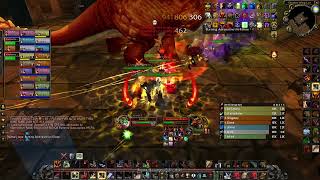 WoW Classic SoD fury warrior pve Blackwing Lair Vaelastrasz the Corrupt 3 trial kill [upl. by Larcher417]