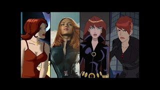 Black Widow Evolution in Movies amp Cartoons 2018 [upl. by Mellman]