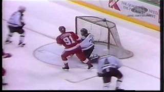 Sergei Fedorov Overtime Goal Game 6 1992  Minnesota [upl. by Eneri]