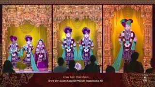 BAPS Shri Swaminarayan Mandir  Robbinsville NJ  Live Sandhya Arti [upl. by Yerocal]