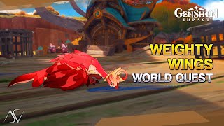 Weighty Wings Guide  World Quest  Genshin Impact [upl. by Bernt]