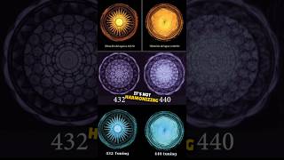 432hz vs 440hz How Music Frequency Can Impact Your Soul shorts [upl. by Annod]