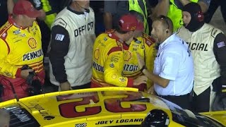 Joey Logano Frustrated Throttles Up on PitLane Officials Furious [upl. by Boff]