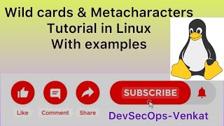 Wild cardsmeta characters linux Part5 DevSecOps [upl. by Inahet]