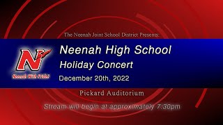 2022 Neenah High School Holiday Concert [upl. by Woodcock]