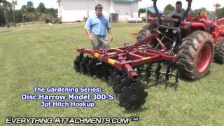 How to Use a Disc Harrow  Model 300 [upl. by Nomla]