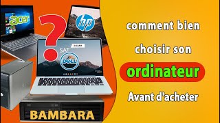 comment acheter un ordinateur BAMBARA [upl. by Siroval]