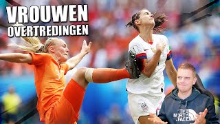 TOP 10 ERGSTE VOETBAL VROUWEN OVERTREDINGEN [upl. by Ydennek746]