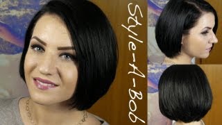 StyleABob ★ Meine Haarpflege und Styling  rebeccafloeter [upl. by Annadiana]