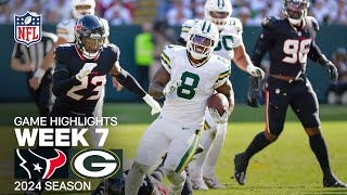 Houston Texans vs Green Bay Packers  2024 Week 7 Game Highlights [upl. by Lalita645]