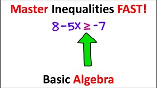 Solving Inequalities Algebra [upl. by Kiki267]