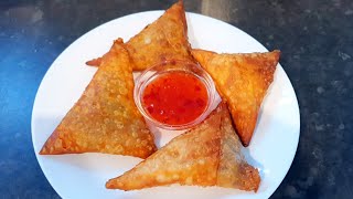 The Easiest Way To Wrap Samosa Using Filo Pastry Quick amp Delicious Homemade Samosa Recipe [upl. by Gregson427]