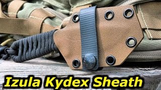 ESEE Izula Kydex Sheath  Armatus Carry Solutions Full Review [upl. by Annaid]