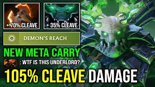 NEW META 105 Cleave Demon Reach Facet 1v5 Battle Fury Echo Sabre Right Click Underlord Dota 2 [upl. by Remmer861]