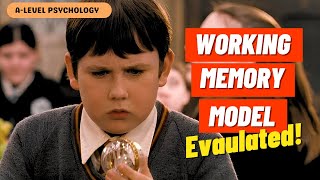 EVALUATING Working Memory Model  AQA Psychology  Alevel [upl. by Rehc647]