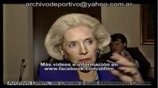 DiFilm  Declaraciones de Amalia Lacroze de Fortabat en USA 1991 [upl. by Rad454]