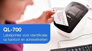 Brother QL700  Labelprinter voor identificatie op kantoor en adresetiketten [upl. by Feucht]