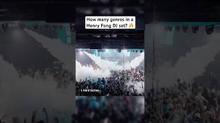 How many genres in a Henry Fong DJ set shorts dj [upl. by Wilma972]