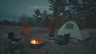 CAMPING ON LAKE SUPERIOR  UPPER PENINSULA  TOURIST PARK CAMPGROUNDS IN MUNISING MI [upl. by Alleira]