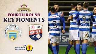 Greenock Morton 20 Montrose  Scottish Gas Mens Scottish Cup Fourth Round Key Moments [upl. by Mcdermott201]