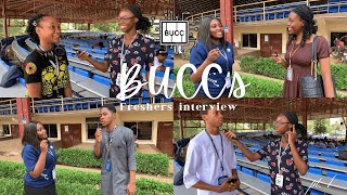 Babcock University Computer Clubs BUCCs Freshers Interview Part 1 [upl. by Alfonso]