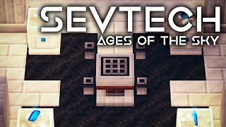 SevTech Ages of the Sky Ep10 Astral Sorcery Rock Crystals [upl. by Cornall614]