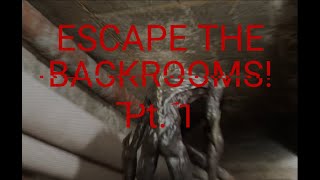 Escape The Backrooms Part 1 [upl. by Raymonds]