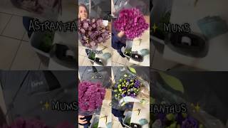 Unboxing Flowers ✨💜unboxing unboxingvideo flowers florist flores floreria [upl. by Sedaiuqlem]