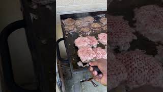 Using my blackstone griddle to make burgers for the entire church blackstone blackstonegriddle [upl. by Bacon]