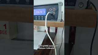 RTDPT100 sensor Calibration instrument shorts calibration youtubeshorts digital thermometer [upl. by Oberstone]