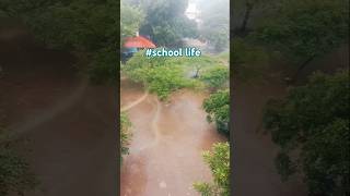 pattukkottai Government model higher secondary School🌧️ school life schoolmemories இயற்கை மழை 💙 [upl. by Pare14]