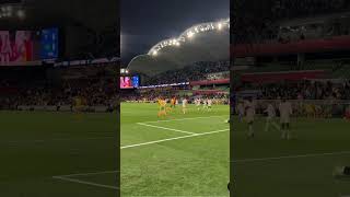 Riley McGree overhead kick Socceroos vs Saudi Arabia socceroos fifaworldcupqualifiers [upl. by Stevana]