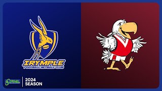 Irymple v Robinvale Euston Round 1 Season 2024  Sunraysia Football Netball League [upl. by Rosenfeld]