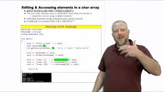 3  Editing amp Accessing elements in a char array [upl. by Sungam]