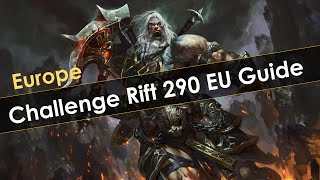 Diablo 3 Challenge Rift 290 EU Guide [upl. by Abbi]